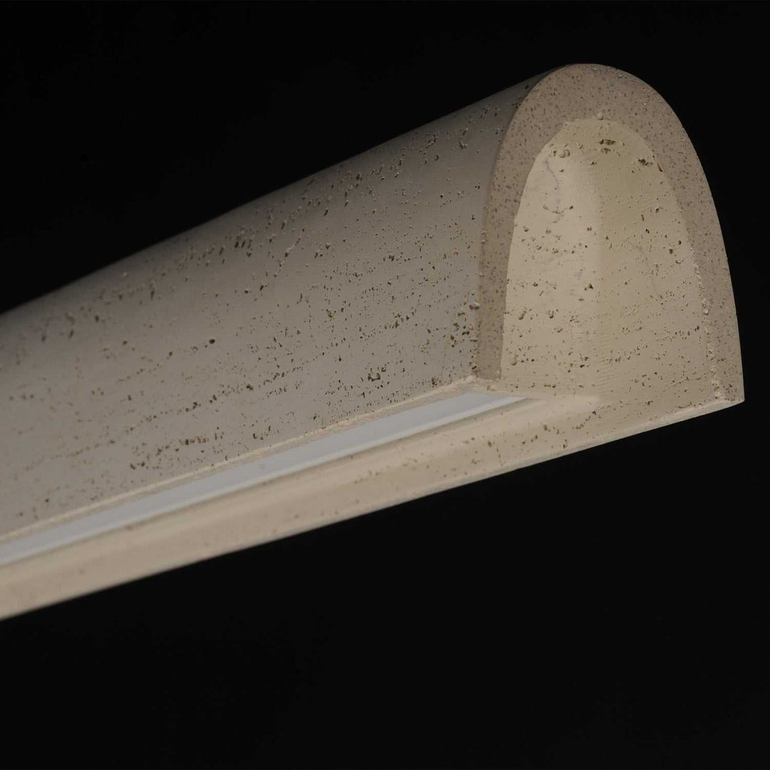 Matera LED Linear Pendant in Chaulk White ET2