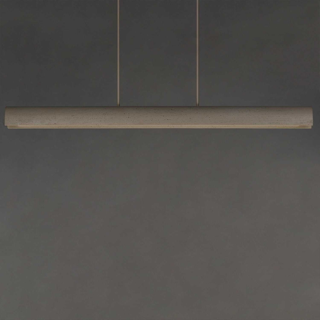 Matera LED Linear Pendant in Chaulk White ET2