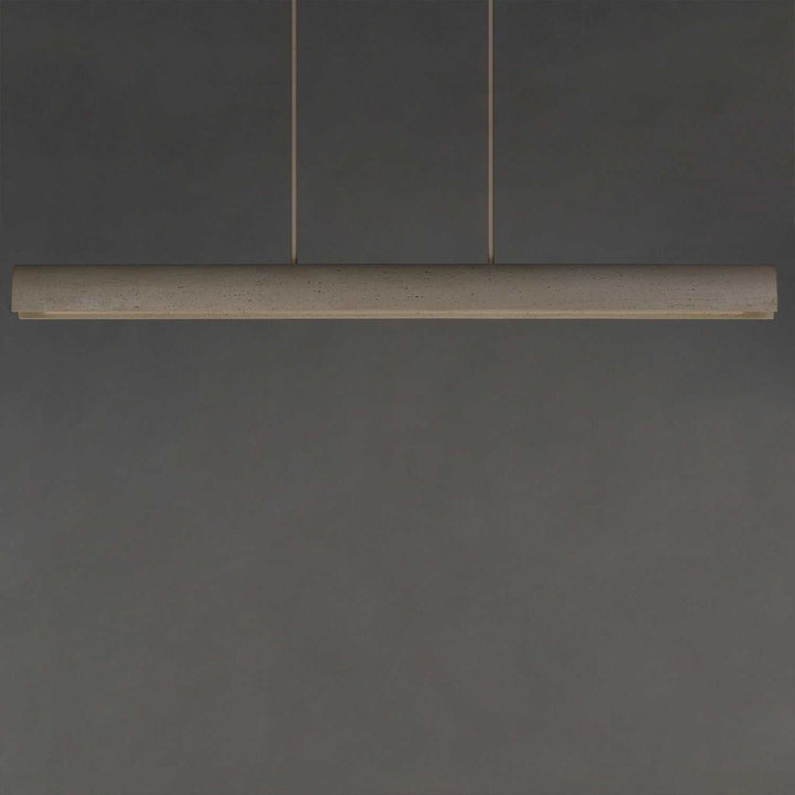 Matera LED Linear Pendant in Chaulk White ET2