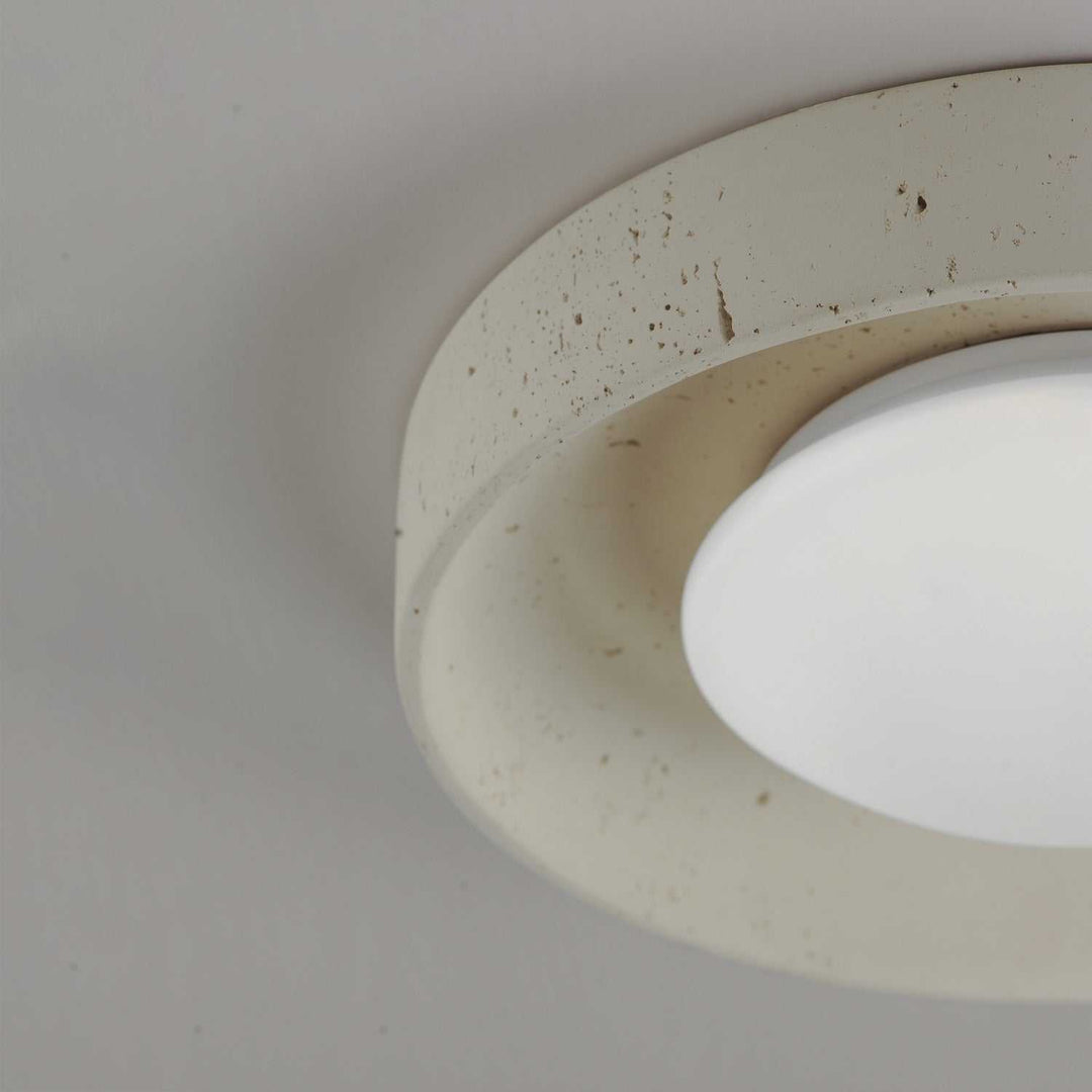 Matera LED Flush Mount in Chaulk White ET2
