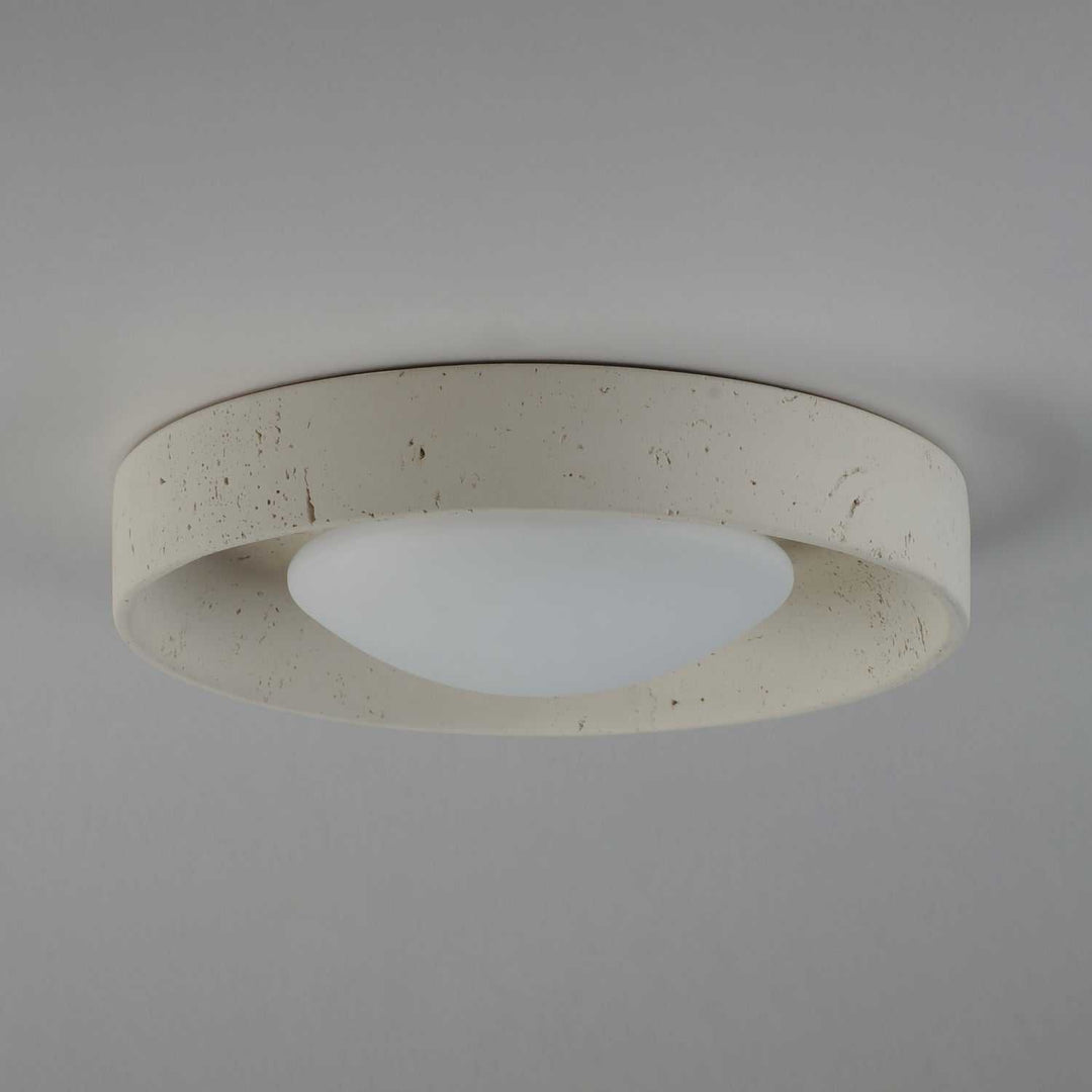 Matera LED Flush Mount in Chaulk White ET2