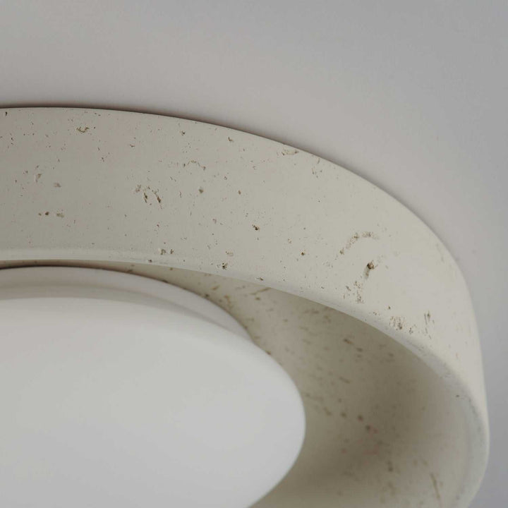 Matera LED Flush Mount in Chaulk White ET2