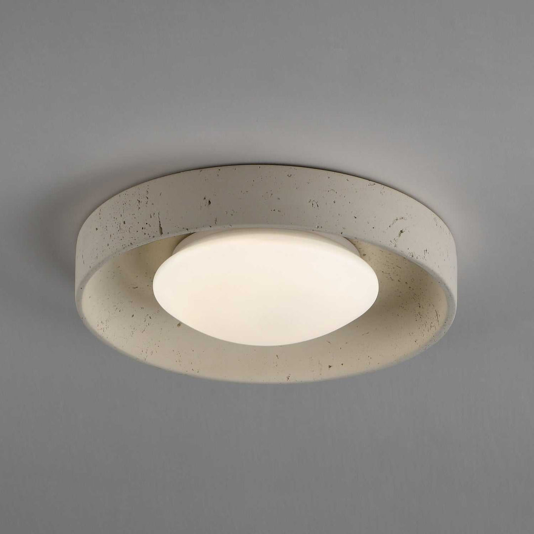 Matera LED Flush Mount in Chaulk White ET2