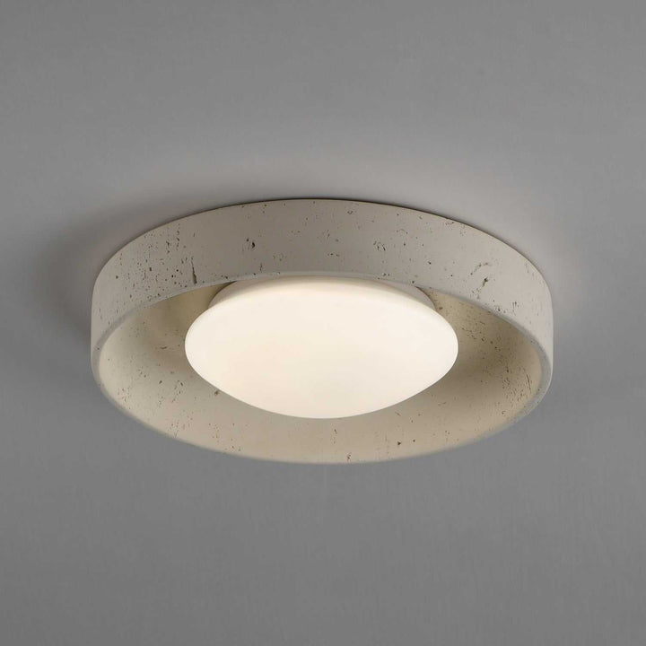 Matera LED Flush Mount in Chaulk White ET2