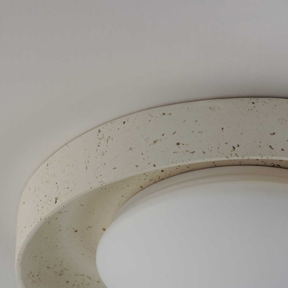 Matera LED Flush Mount in Chaulk White ET2