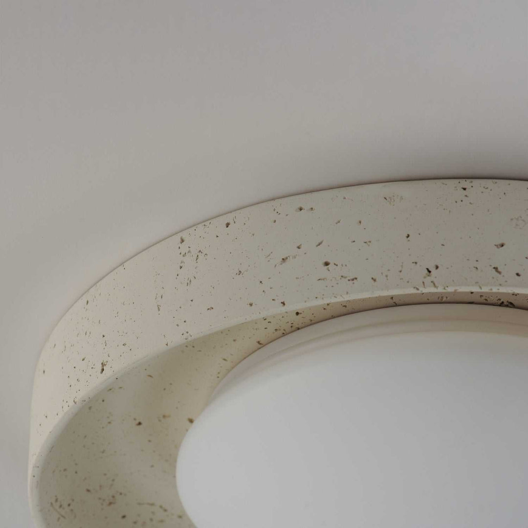 Matera LED Flush Mount in Chaulk White ET2
