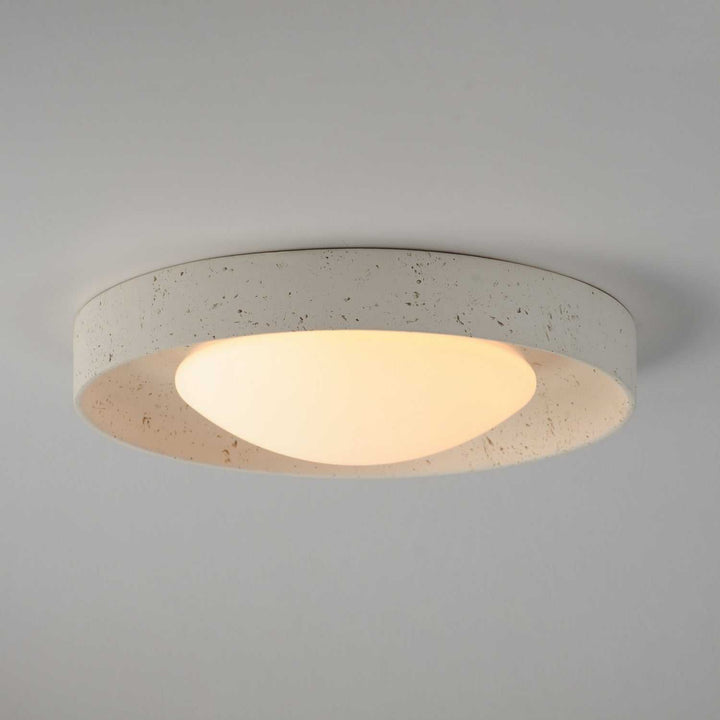 Matera LED Flush Mount in Chaulk White ET2