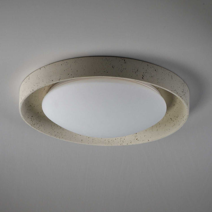 Matera LED Flush Mount in Chaulk White ET2