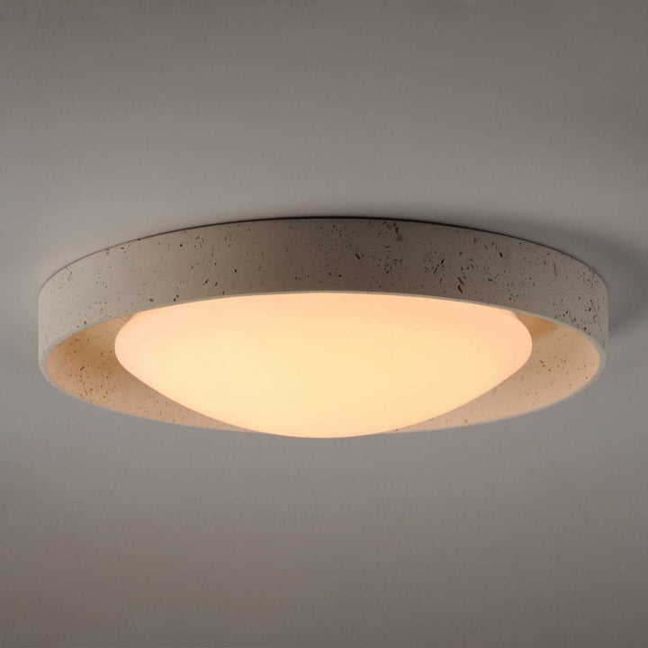 Matera LED Flush Mount in Chaulk White ET2