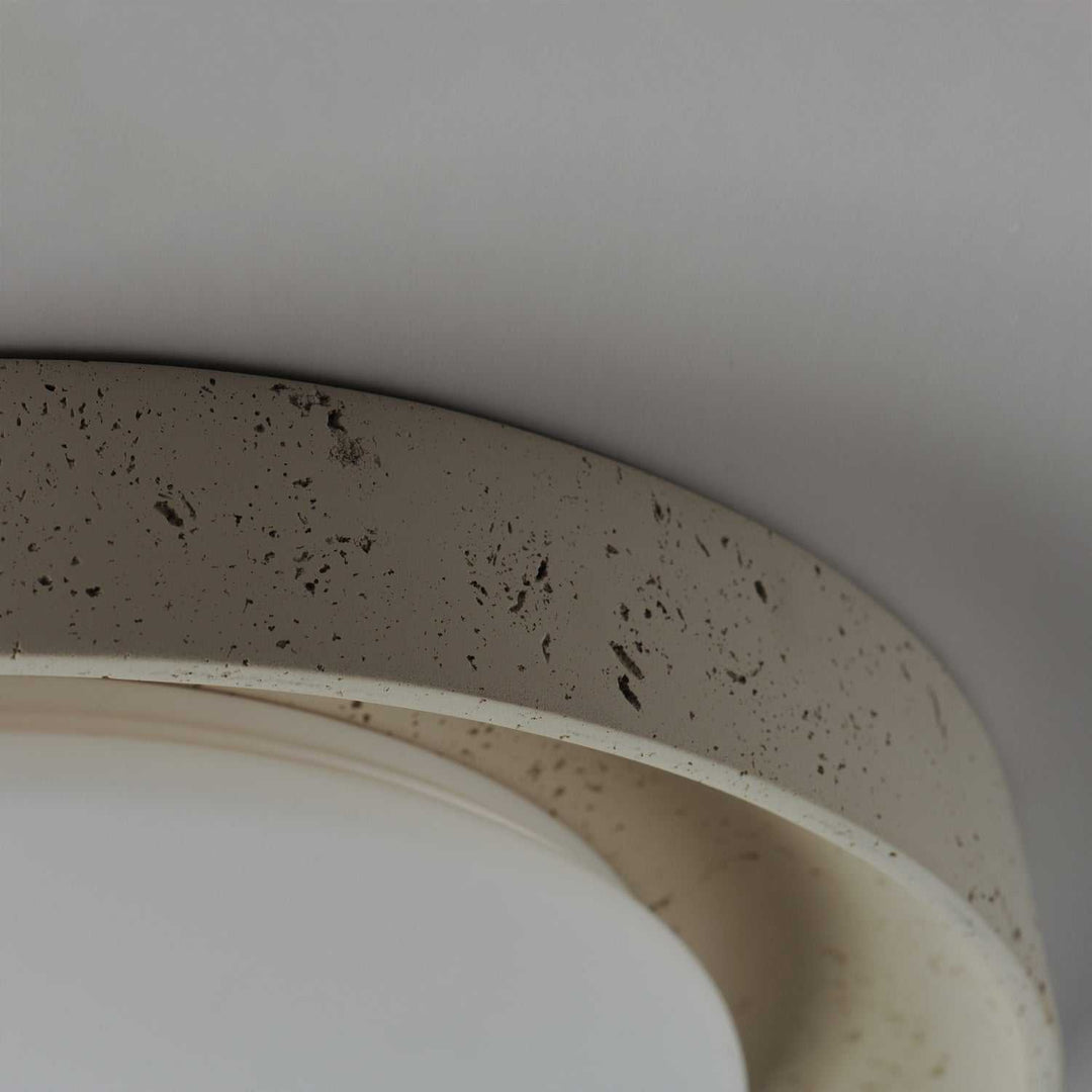 Matera LED Flush Mount in Chaulk White ET2