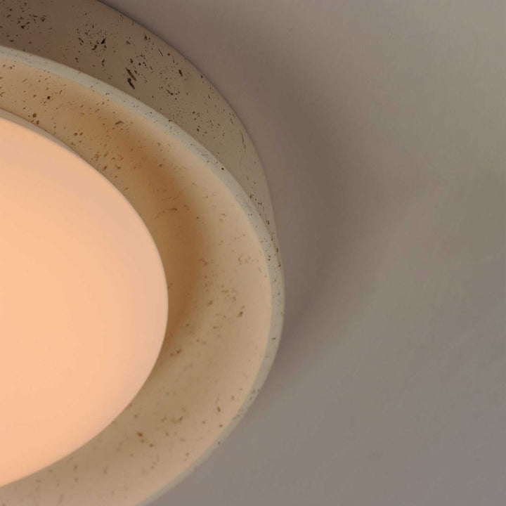 Matera LED Flush Mount in Chaulk White ET2