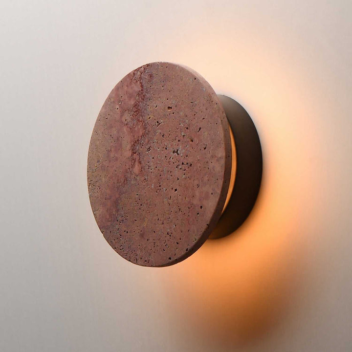 ET2 - E14351-RLGM - LED Wall Sconce - Discus - Rosso Laterite / Gunmetal