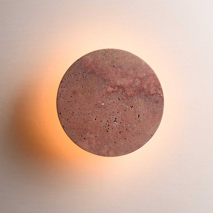 ET2 - E14351-RLGM - LED Wall Sconce - Discus - Rosso Laterite / Gunmetal
