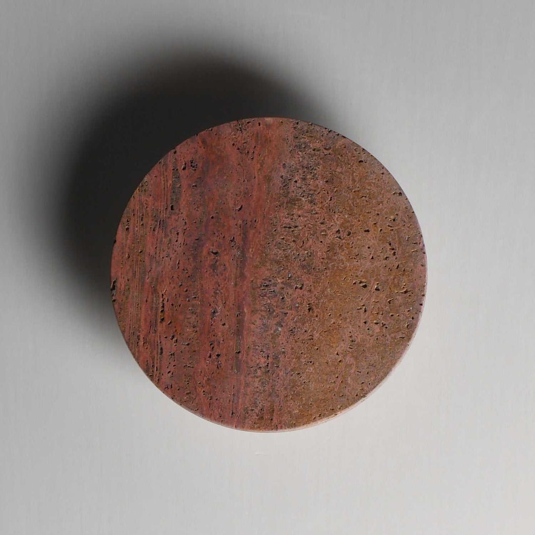 ET2 - E14352-RLGM - LED Wall Sconce - Discus - Rosso Laterite / Gunmetal