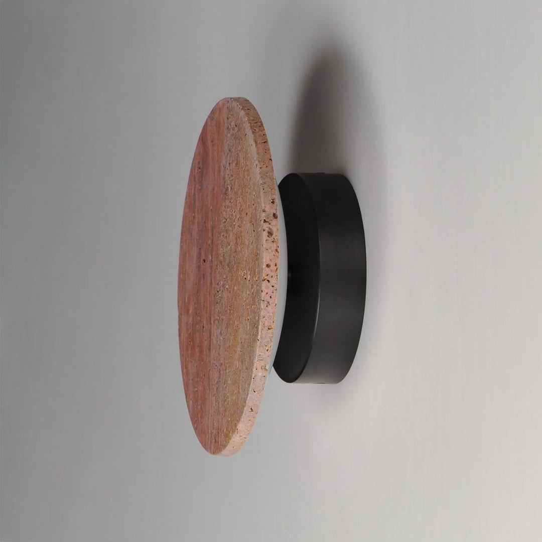 ET2 - E14352-RLGM - LED Wall Sconce - Discus - Rosso Laterite / Gunmetal