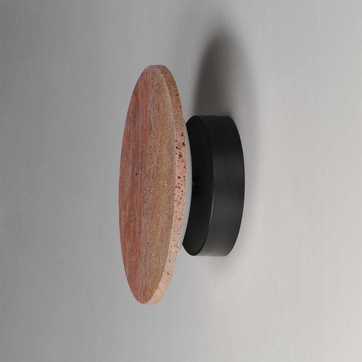 ET2 - E14352-RLGM - LED Wall Sconce - Discus - Rosso Laterite / Gunmetal