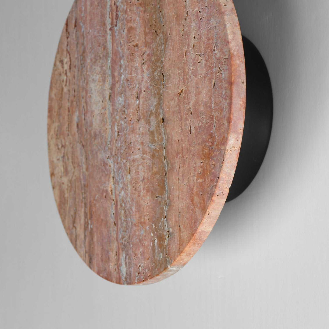 ET2 - E14353-RLGM - LED Wall Sconce - Discus - Rosso Laterite / Gunmetal