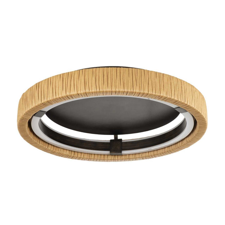 Kaia LED Semi-Flush Mount in Antique Bronze ET2