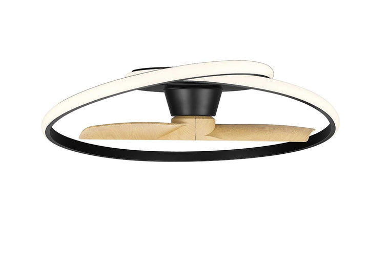 WAVE 31" Smart Fandelier Fan Damp Rated 6CCT Mirage Lighting Group