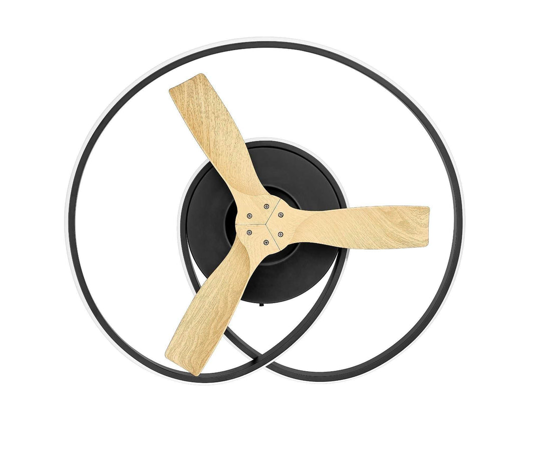 WAVE 31" Smart Fandelier Fan Damp Rated 6CCT Mirage Lighting Group