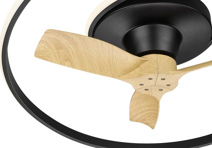 WAVE 31" Smart Fandelier Fan Damp Rated 6CCT Mirage Lighting Group