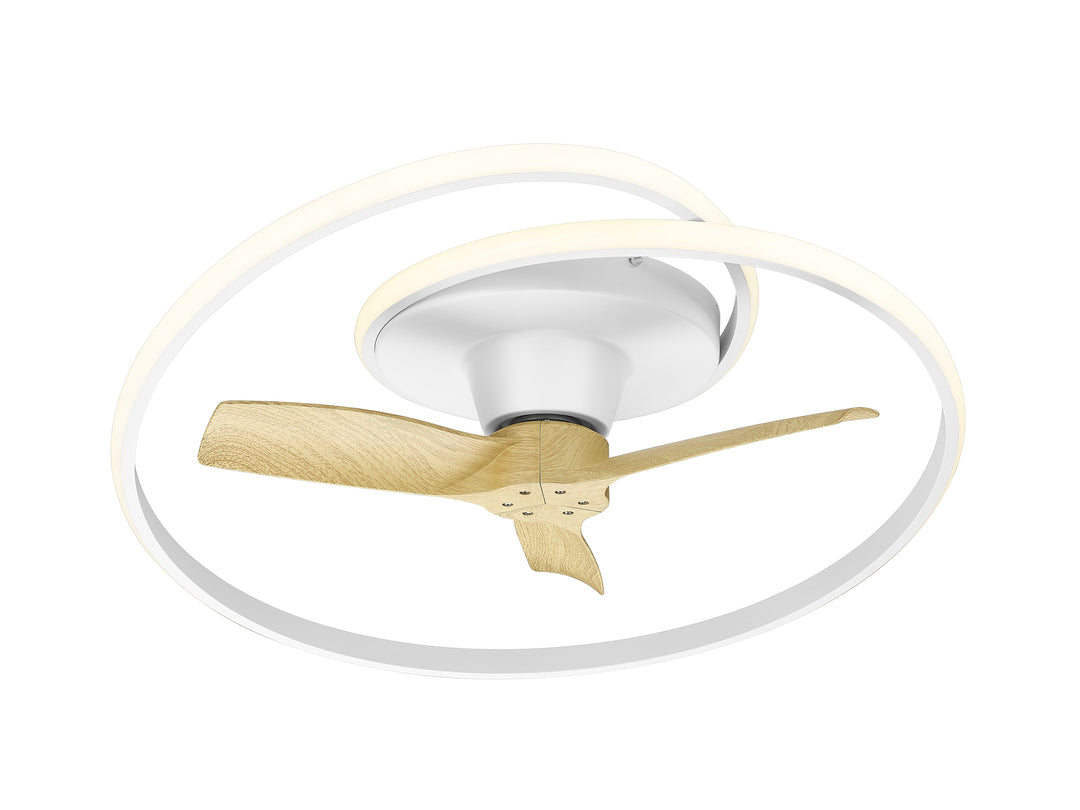 WAVE 31" Smart Fandelier Fan Damp Rated 6CCT Mirage Lighting Group