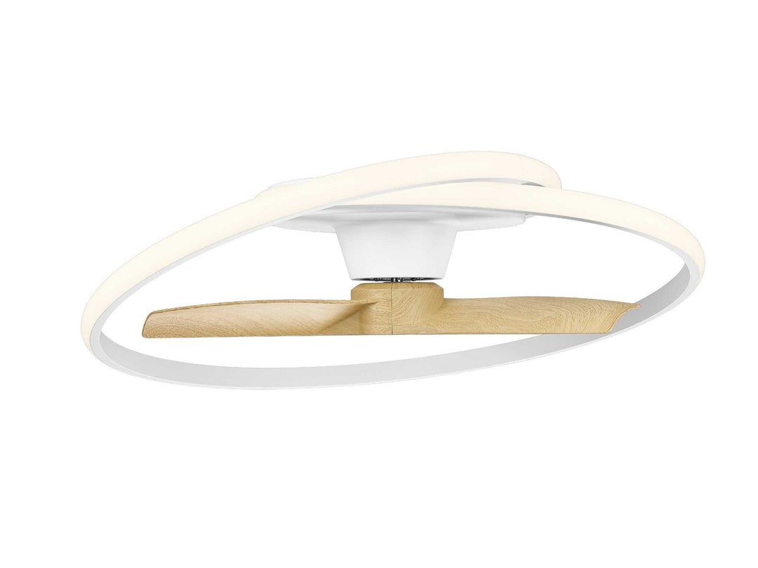 WAVE 31" Smart Fandelier Fan Damp Rated 6CCT Mirage Lighting Group